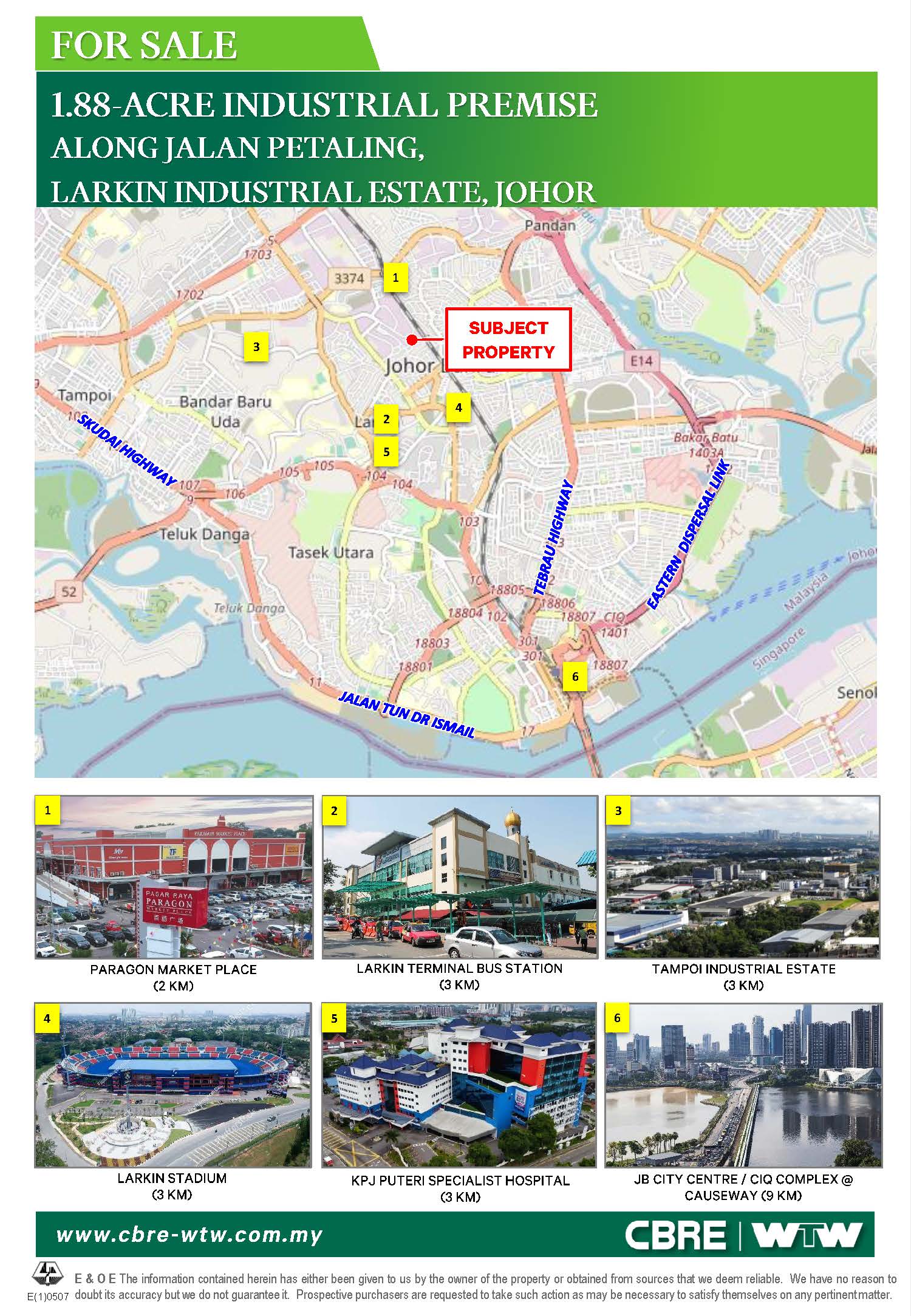 Industrial Premise located in Larkin Industrial Estate CBRE WTW