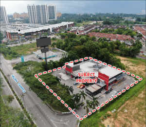 For Sale By Tender : A Standalone Single Storey Commercial Building @ Jalan Tampoi, Taman Damansara Aliff, Johor Bahru, Johor
