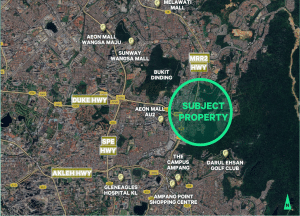 For Sale By Tender : 25 acres Ampang Freehold Lush Green Development Land