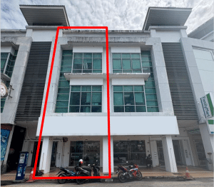 For Sale : 3-Storey Shopoffice Located in Kuantan City Centre, Pahang